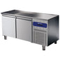 Bäckereikühltisch 2 Türen 600x400 mm, Edelstahlarbeitsplatte, -2°/+8°C — Virtus BNZ0040PI