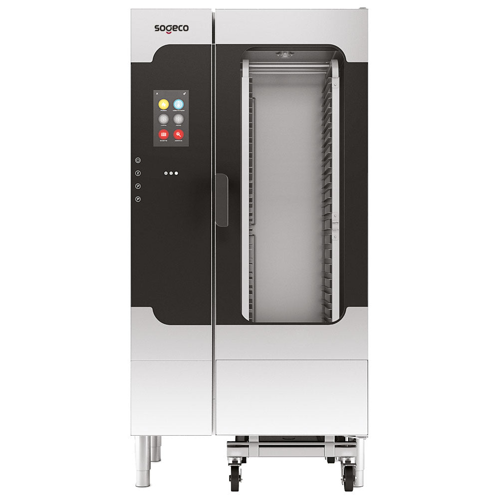 Elektro-Kombidämpfer mit Direkteinspritzung und automatischer Reinigung, 20x GN 1/1 - TOUCH SCREEN — Virtus BT2011ETDCS