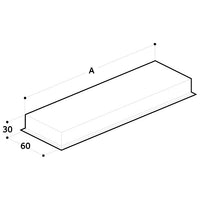 Plenum 2100 mm für Abzugshauben mit 3200 Länge | Virtus C160