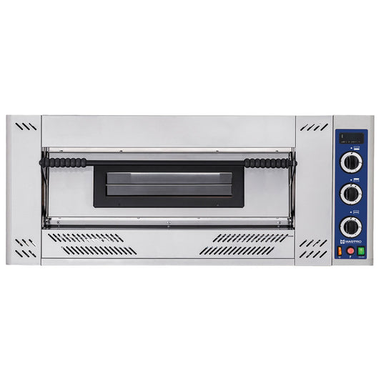 Gas-Pizzaofen für 6 Pizzen ø 30 cm, mechanische Bedienung — Virtus CAA0003/P