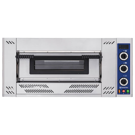 Gas-Pizzaofen für 4 Pizzen ø 30 cm, mechanische Bedienung — Virtus CAA0005/P