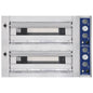 Elektro-Pizzaofen für 4+4 Pizzen ø 35 cm, mechanische Bedienung — Virtus CAB0121