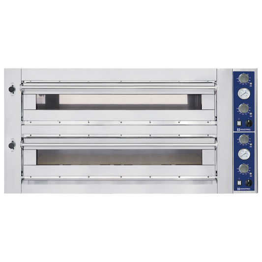 Elektro-Pizzaofen für 6+6 Pizzen ø 35 cm, mechanische Bedienung — Virtus CAB0125