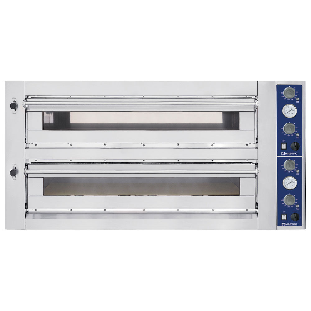 Elektro-Pizzaofen für 9+9 Pizzen ø 35 cm, mechanische Bedienung — Virtus CAB0127