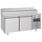 Kühl-Vorbereitungstisch mit 2 Türen 600x400 mm, 8x GN 1/3 H=150 mm, -2°/+8°C - WiFi — Virtus CCZ0036/FN