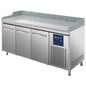 Pizzatisch mit 3 Türen 600x400 mm — Virtus CCZ0110