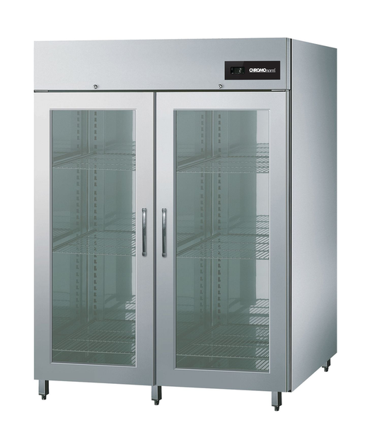NOVA - Freezer BR 1300 GN 2/1 Glass Doors, Plug-Ready, 1390 × 810 × 2020 mm