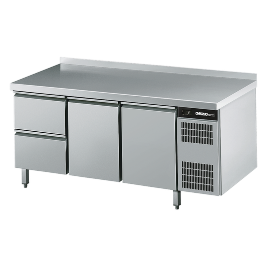 Refrigerated counter GN 1/1, 2 drawers 1/2, 2 doors, 1725 × 700 × 850 mm