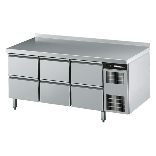 Refrigerated counter GN 1/1, 6 drawers 1/2, 1725 × 700 × 850 mm