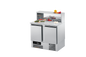 Belegstation / Pizzakühltisch BR 795, GN 1/1, 2 Türen, 950 × 680 × 830/1120 mm