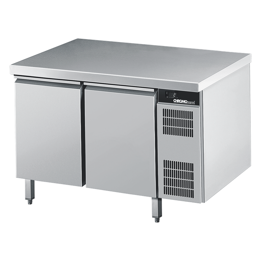 Refrigerated counter GN 1/1, with worktop all sides closed, central cooling, 1150 × 700 × 850 mm