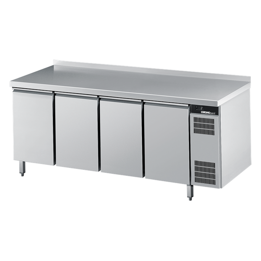 Refrigerated counter GN 1/1, with worktop, central cooling, 2100 × 700 × 850 mm
