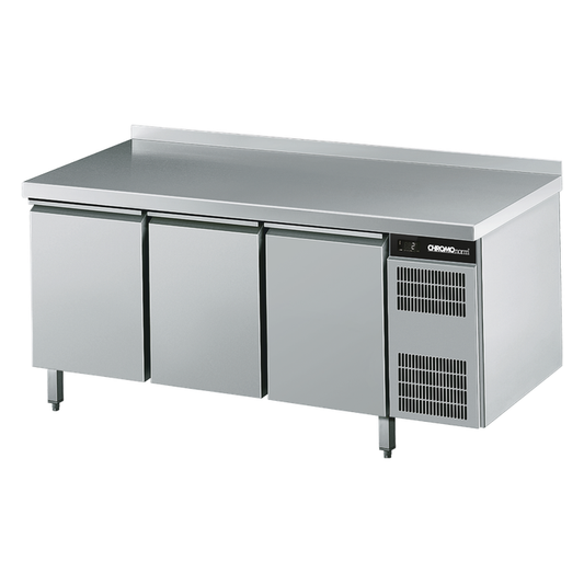 Refrigerated counter GN 1/1, with worktop, plug-ready, 1725 × 700 × 850 mm
