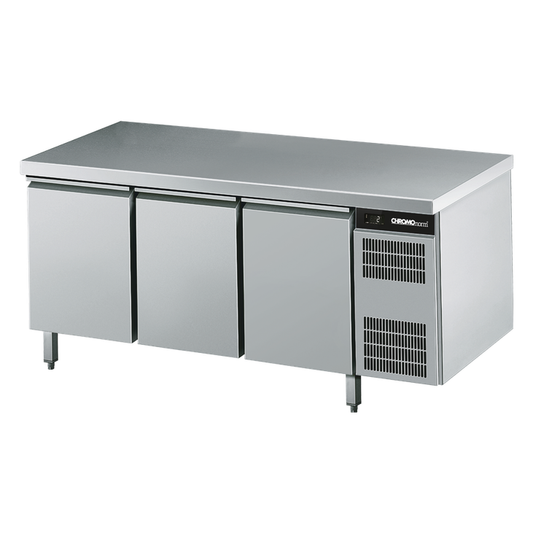 Refrigerated counter GN 1/1, with countertop all round closed, ready-to-plug, 1725 × 700 × 850 mm