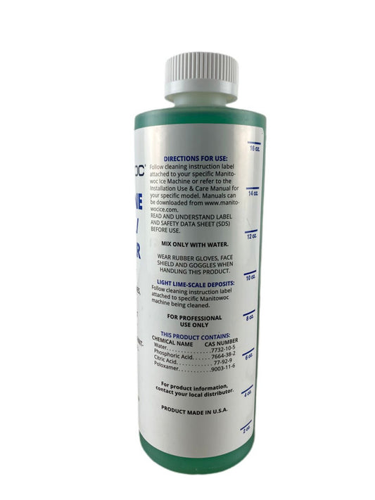 Cleaner for crushed ice maker Contents 473 ml