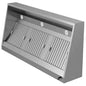 Wandhaube Snack mit Motor, LED-Beleuchtung und Drehzahlregler, 1000x950 mm — Virtus DAA0265 Restposten