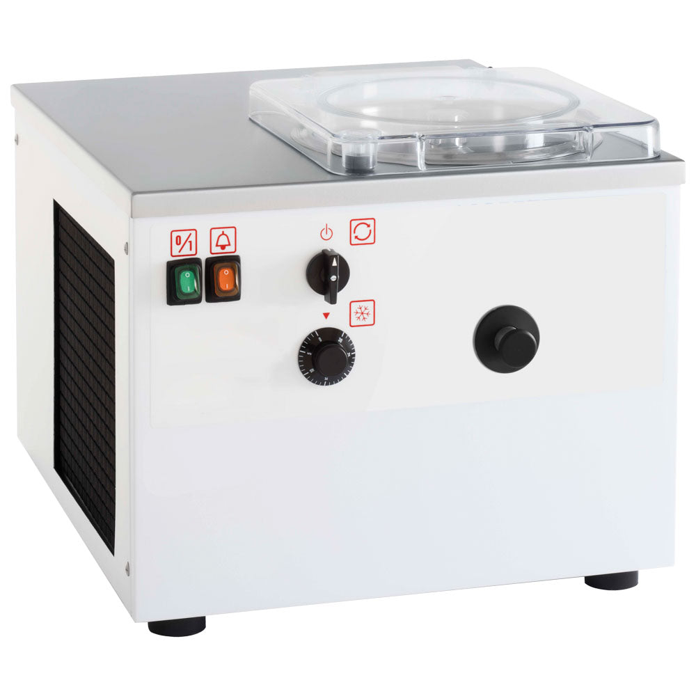 Speiseeismaschine mit Luftkühlung, Tischmodell, Produktion 10 Liter/h — Virtus ECZ0022