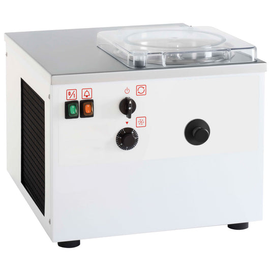 Speiseeismaschine mit Luftkühlung, Tischmodell, Produktion 10 Liter/h — Virtus ECZ0022