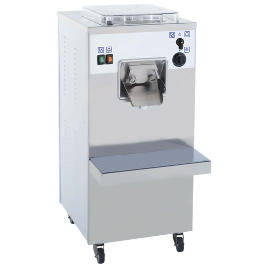 Speiseeismaschine mit Luftkühlung, Standmodell, Produktion 20 Liter/h — Virtus ECZ0023