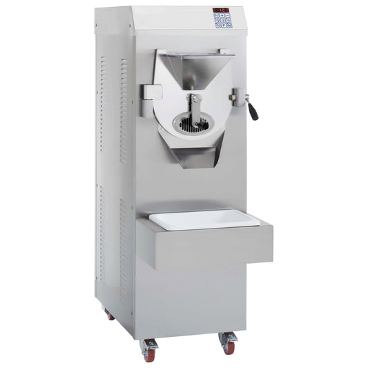 Speiseeisbereiter horizontal mit Wasserkühlung, Produktion 100 Liter/h — Virtus ECZ0028