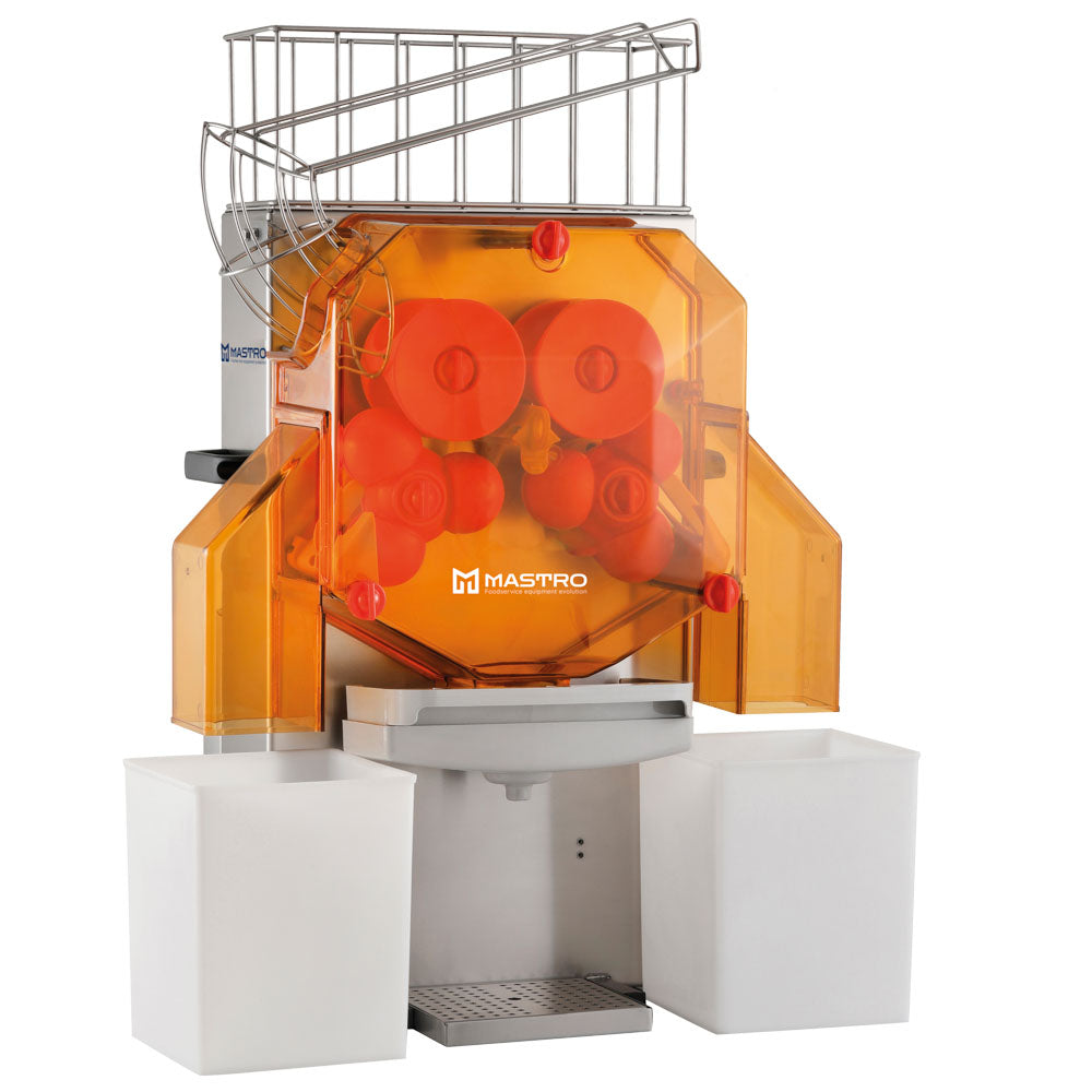 Zitruspresse halbautomatisch, 28 Orangen/Minute, ø 60-80 mm, Korb 7 kg — Virtus EED0016
