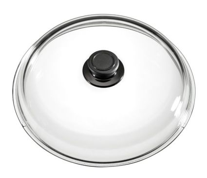 Eurolux Vollglasdeckel Ø 26 cm, inkl, Deckelknopf | Saro EU026-DK-EU | Saro