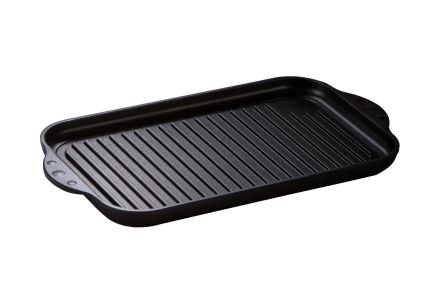 Eurolux Premium Grillplatte 36,5 x 21,5 cm, ca. 2,5 cm hoch | Saro EU1002-3 | Saro