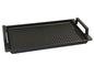 Eurolux Premium Grillplatte mit Griffen 41 x 24 x 2,5 cm, gerillt | Saro EU1003-3 | Saro