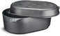 Eurolux Premium Guss-Bräter-Set, ca. 33,5 x 23,5 | Saro EU1035-3-SET | Saro