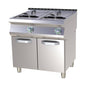 Elektro-Fritteuse mit Unterschrank 2 × 13 Liter | A&S FE-780/13E
