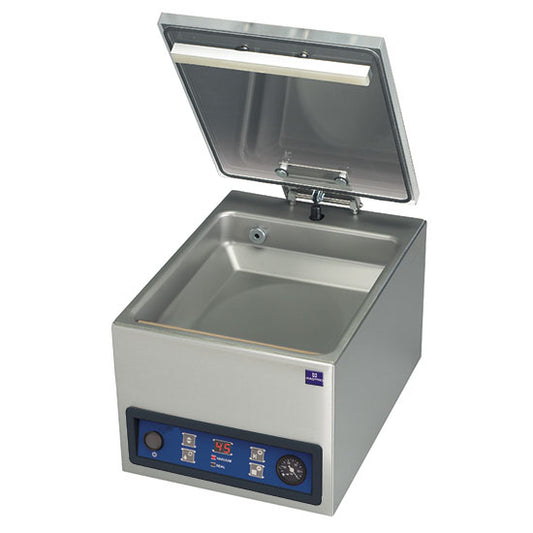 Vacuum machine, tabletop model, sealing bar 280 mm, cycle 25-60 seconds — Virtus FGZ0005 clearance item