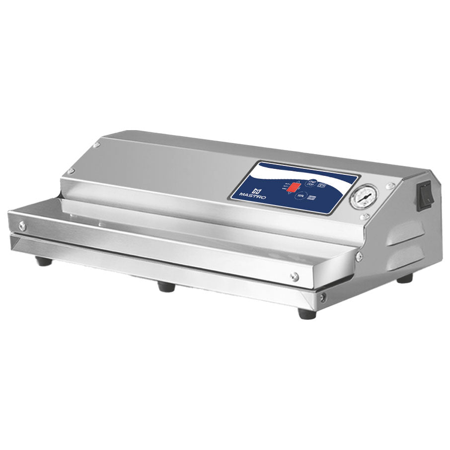 Vakuummaschine mit externer Absaugung, Schweißbalken 350 mm, 20 L/Min. — Virtus FGZ0040
