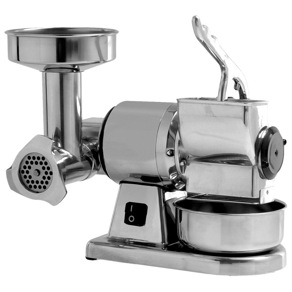 Fleischwolf und Käsereibe für Hartkäse, Öffnung ø 60 mm, 15 kg/h | 30 kg/h — Virtus FIF0023