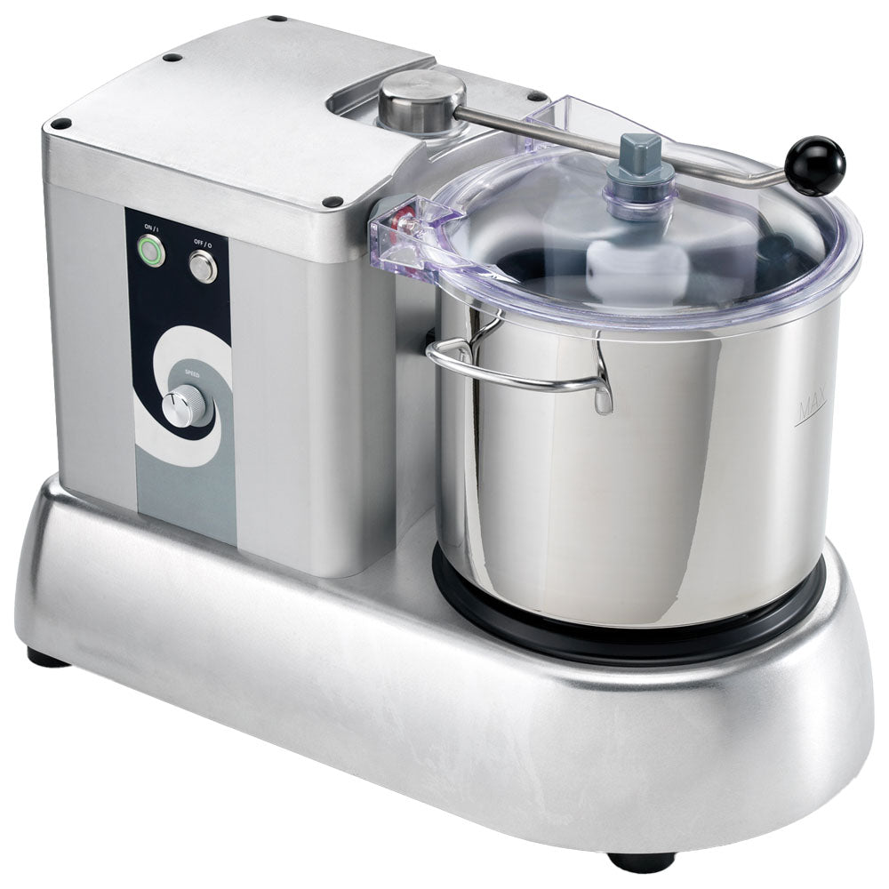 Cutter mit Geschwindigkeitsregler, Tischmodell, 9,4 (5,4) Liter — Virtus FLA0042