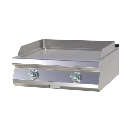 Electric smooth grill plate with 2 heating zones | A&S FTH-C-708E