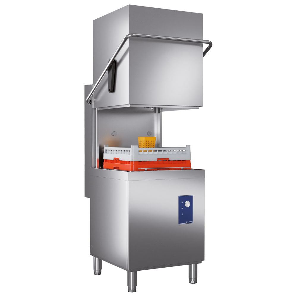 Korbdurchschubspülmaschine mit Spülmitteldosierer, mechanisch, Korbmaß 50x50 cm, max H=42 cm — Virtus GLB0112