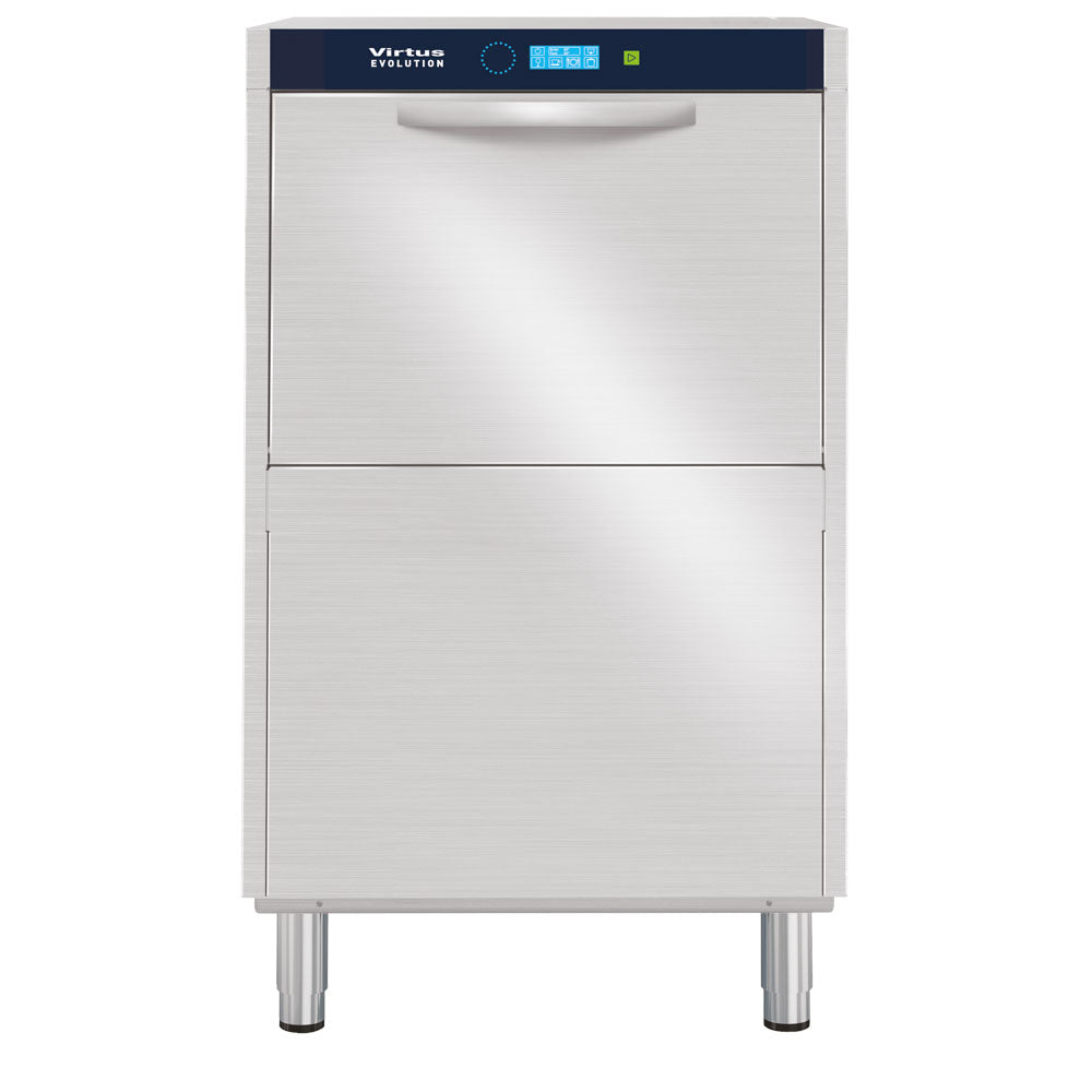 Topfspüler mit Spülmitteldosierer und Ablaufpumpe, elektronisch, Korbmaß 60x67 cm, max H=47 cm — Virtus GLB0134