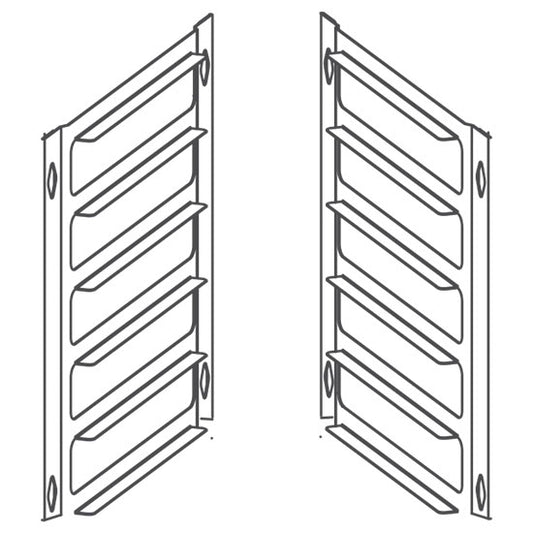 Umrüstkit von 6x GN 1/1 auf 5x 600x400 mm Backnorm — Virtus GP061