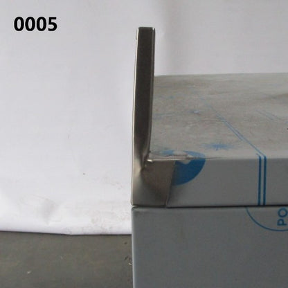 Neutraler Arbeitsschrank mit Schiebetüren und Aufkantung, 1200x600 mm - BESCHÄDIGT — Virtus HCA0053BE (Ansicht 2)