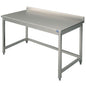 Arbeitstisch ohne Zwischenboden, mit Aufkantung, 600x500 mm — Virtus HCA0174