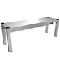 Ausgabeaufsatz, Aufsatz 1-etagig, seitlich offen, 1500x300 mm — Virtus HCB0053 Restposten