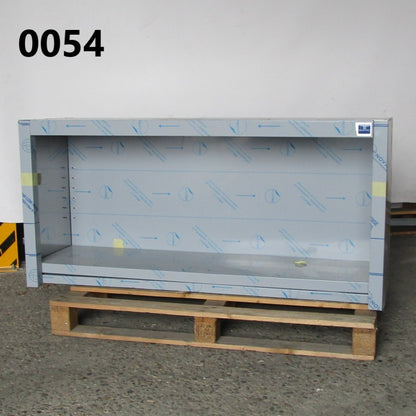 Wandhängeschrank mit Zwischenboden, offen, 1400x400 mm - BESCHÄDIGT — Virtus HCC1005BE