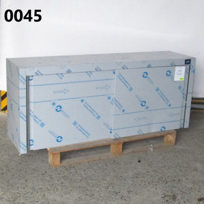 Wandhängeschrank mit Schiebetüren und Zwischenbord, 1600x400 mm - BESCHÄDIGT — Virtus HCC1015BE