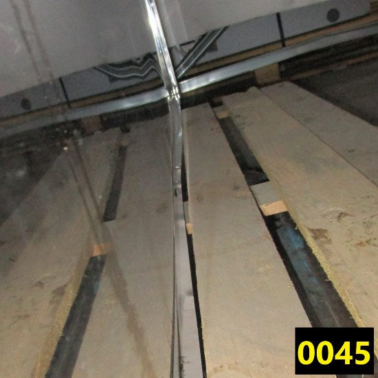 Wandhängeschrank mit Schiebetüren und Zwischenbord, 1600x400 mm - BESCHÄDIGT — Virtus HCC1015BE (Ansicht 3)