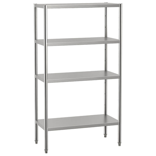 Regal aus Edelstahl mit 4 Regalböden, 2000x500x1800 mm — Virtus HCD0003