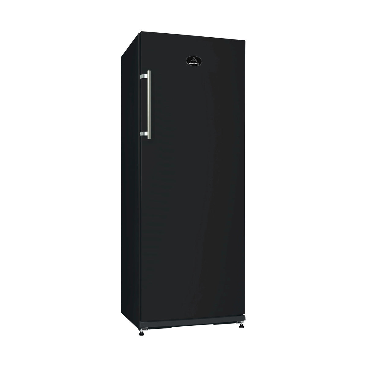 Lagerkühlschrank 310 Liter, 1 Volltür, Schwarz, 600 × 650 × 1630 mm | A&S HKS-296BB