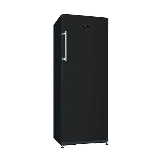 Storage refrigerator 310 litres, 1 solid door, black, 600 × 650 × 1630 mm | A&S HKS-296BB