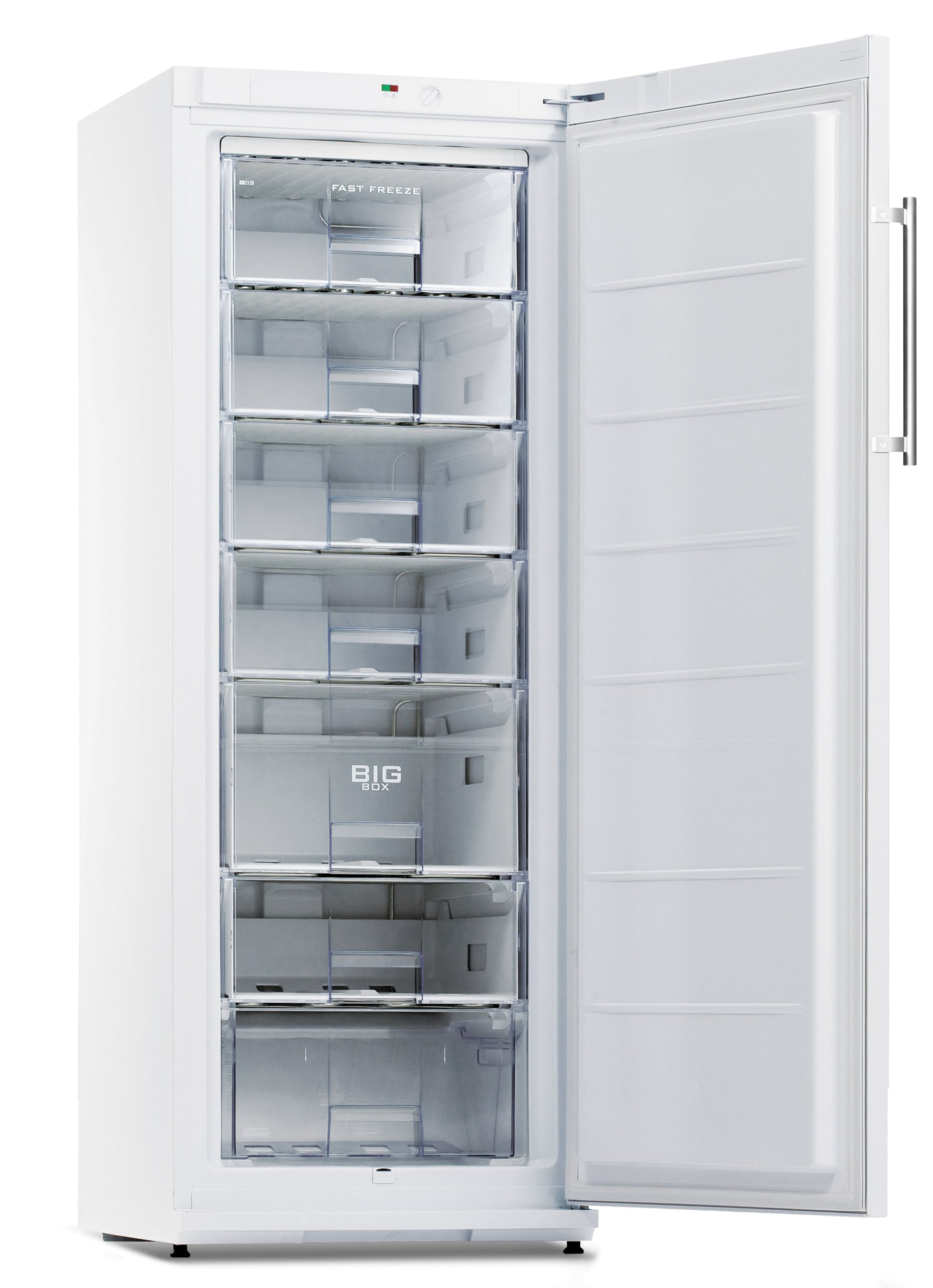 Lagertiefkühlschrank 248 Liter, Weiß, 600 × 650 × 1630 mm | A&S HTK-232W