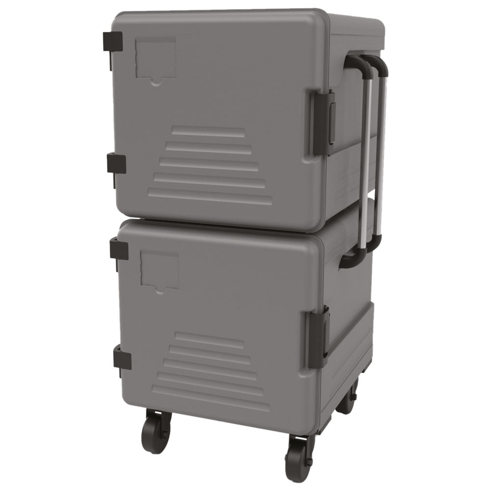 Thermobox neutral auf Rädern, 7+7x GN 2/1 h=65 mm — Virtus IAA0005