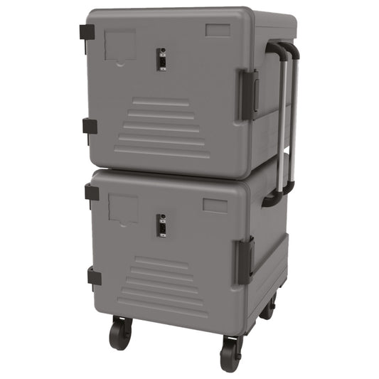 Thermobox beheizt auf Rädern, 7+7x GN 2/1 h=65 mm — Virtus IAA0006